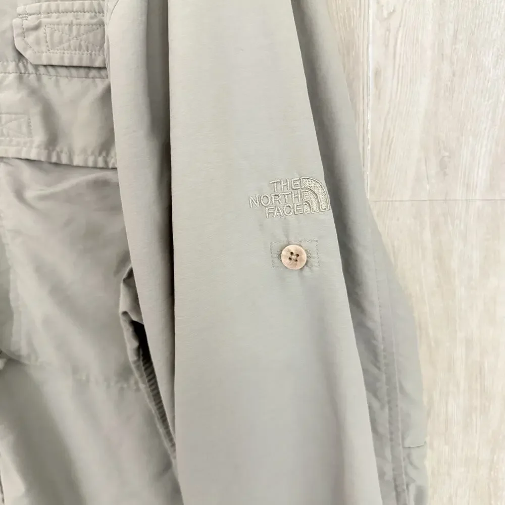 The North Face Tek Hike Shirt Mens 2XL VaporWick Trail Fish Camp Roll Tab Vented